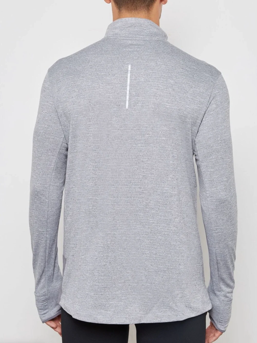 Nike Running Men's Light Gray Therma Sphere Element 1/2 Zip Top (M)